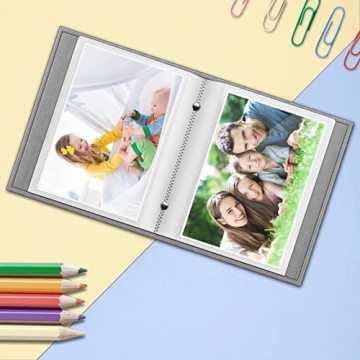 FINTIE Photo Album - Charming 4x6 Vegan Leather Keepsake