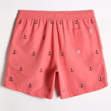 MaaMgic Men's Quick Dry Swim Trunks with Mesh Lining