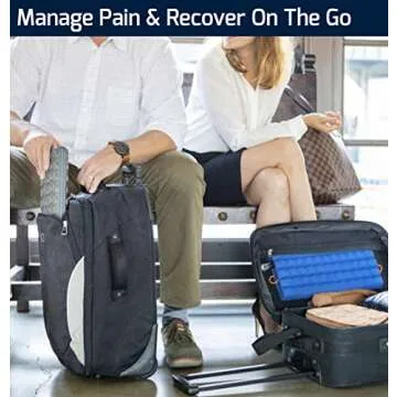 Brazyn Morph Foam Roller (Alpha-Sage): Collapsible Travel Foam Roller for Back Pain Relief, Workout Muscle Recovery, Back Massager, Deep Tissue Leg Massage, Back Cracker, Stretcher; Small, Portable