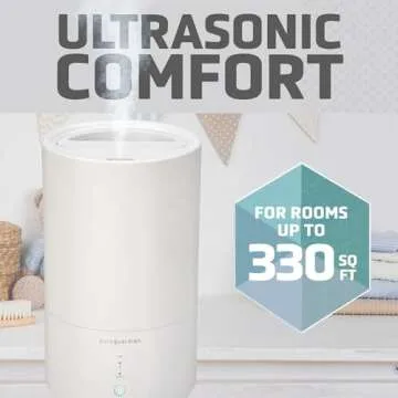 PureGuardian 30-Hour 0.80 Gal. Top Fill Cool Mist Ultrasonic Humidifier for Home with Aromatherapy Tray, Covers 320 Sq. Ft, White, H950AR