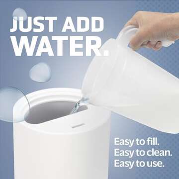 PureGuardian 30-Hour 0.80 Gal. Top Fill Cool Mist Ultrasonic Humidifier for Home with Aromatherapy Tray, Covers 320 Sq. Ft, White, H950AR