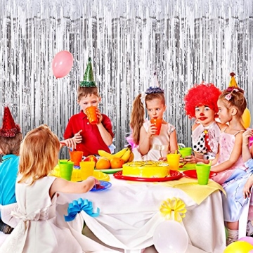 Shop Stunning Metallic Tinsel Curtains for Parties