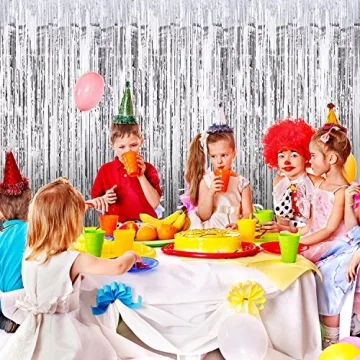 Shop Stunning Metallic Tinsel Curtains for Parties