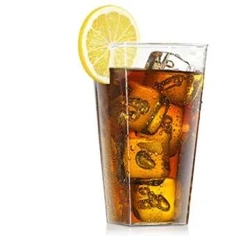 Squarete Hexagons Durable 10oz Party Tumblers - 42 Count