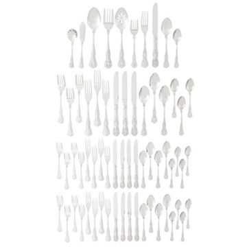 Wallace Queen 65-Piece Flatware Set for 12 - Premium Stainless Steel