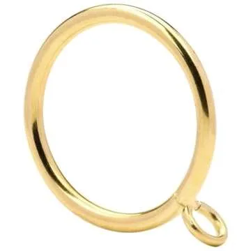 48Pcs Metal Curtain Rings - Durable & Elegant Design