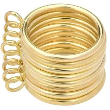 48Pcs Metal Curtain Rings - Durable & Elegant Design