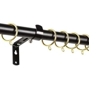 48Pcs Metal Curtain Rings - Durable & Elegant Design