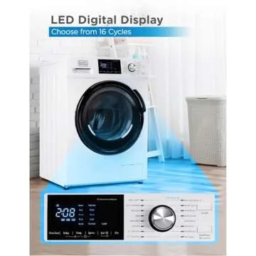 BLACK+DECKER 2.7 Cu. Ft. Washer Dryer Combo – Compact Solution