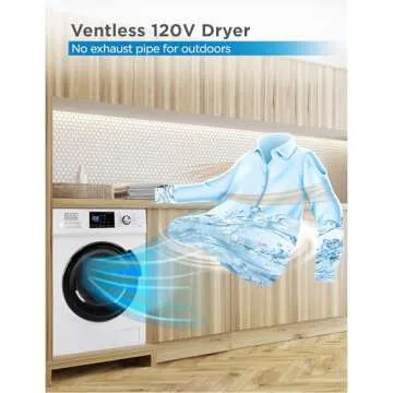 BLACK+DECKER 2.7 Cu. Ft. Washer Dryer Combo – Compact Solution