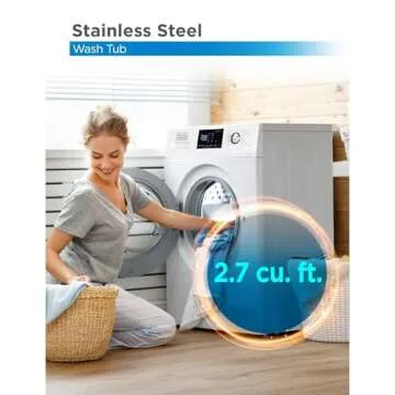 BLACK+DECKER 2.7 Cu. Ft. Washer Dryer Combo – Compact Solution
