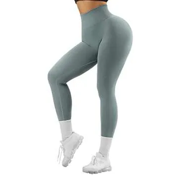 SUUKSESS Scrunch Butt Leggings - High Waisted Workout Pants