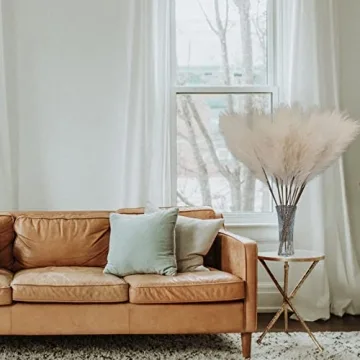 FOTEEWL Faux Pampas Grass Decor - 8 Piece 38 Inch