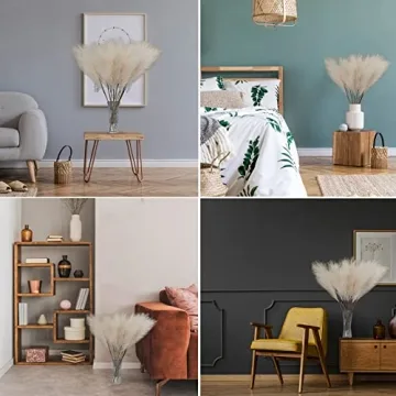 FOTEEWL Faux Pampas Grass Decor - 8 Piece 38 Inch