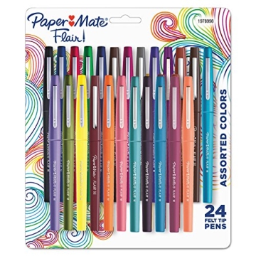 Vibrant Papermate Felt-Tip Pens for Creatives | 24 Pack