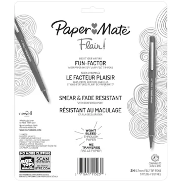 Vibrant Papermate Felt-Tip Pens for Creatives | 24 Pack