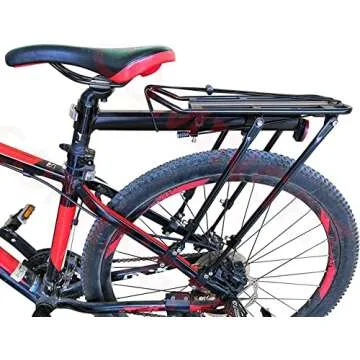 COMINGFIT 180lbs Capacity Adjustable Bicycle Cargo Rack