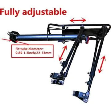 COMINGFIT 180lbs Capacity Adjustable Bicycle Cargo Rack