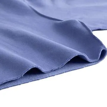 Amazhiyu Women's Stylish Cropped Sweatshirt in Slate Blue