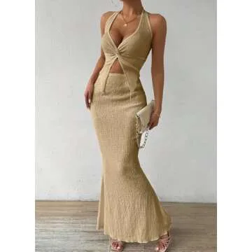 ASKHOPE Two Piece Summer Skirt Outfit for Women