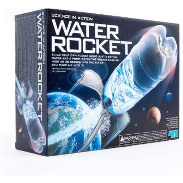 4M Water Rocket Kit for Kids Ages 8+, DIY STEM Fun