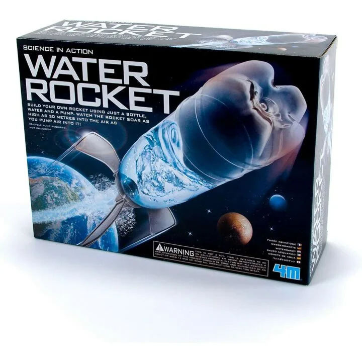 4M Water Rocket Kit for Kids Ages 8+, DIY STEM Fun