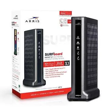 ARRIS T25 Cable Modem for Fast DOCSIS 3.1 Internet