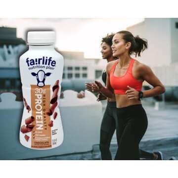 Niro Assortment | Fairlife Protein Shakes, Pack Of 8 - Chocolate Fairlife Shake And Fairlife Vanilla Protein Shake Variety, 11.5 Oz Each - Premium Fairlife Protein Shake With Beverage Sleeve