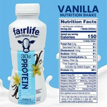 Niro Assortment | Fairlife Protein Shakes, Pack Of 8 - Chocolate Fairlife Shake And Fairlife Vanilla Protein Shake Variety, 11.5 Oz Each - Premium Fairlife Protein Shake With Beverage Sleeve