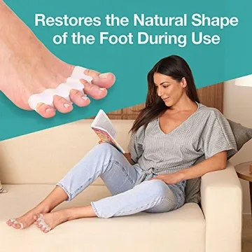 ZenToes Silicone Toe Spacers for Comfort and Alignment