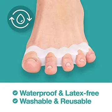 ZenToes Silicone Toe Spacers for Comfort and Alignment