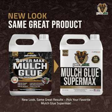 PetraMax Mulch Glue - Max Concentrate, Non-Toxic Landscape Solution