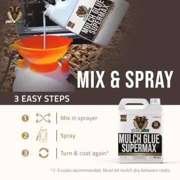 PetraMax Mulch Glue - Non-Toxic Adhesive for Your Garden