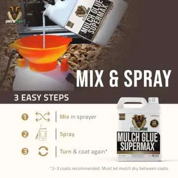 PetraMax Mulch Glue - Non-Toxic Adhesive for Your Garden