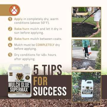 PetraMax Mulch Glue - Non-Toxic Adhesive for Your Garden