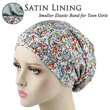Teen Girls Stylish Slouchy Beanie for Sleep & Fashion