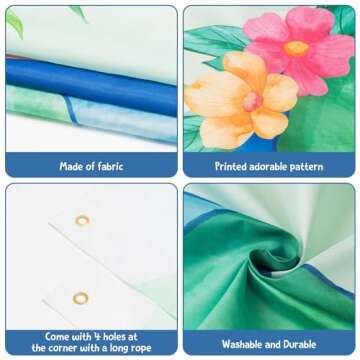 ANGOLIO Happy Earth Day Backdrop for Celebrations