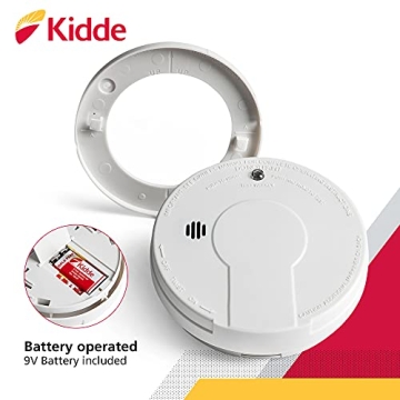 Kidde 9-Volt Battery Operated Ionization Smoke Alarm