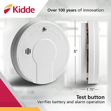 Kidde 9-Volt Battery Operated Ionization Smoke Alarm