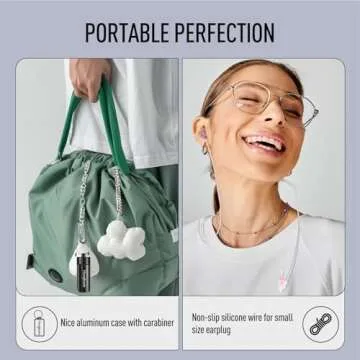 Hearprotek Sleeping Ear Plugs - Soft, Comfortable Noise Reduction