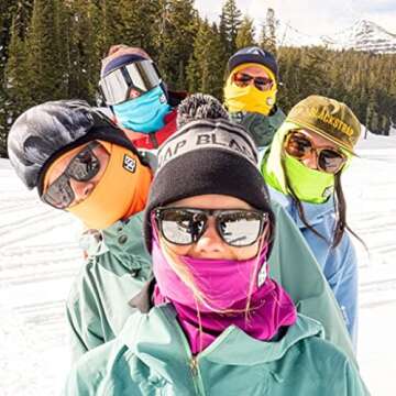 BLACKSTRAP Hood Balaclava Face Mask – Cold Weather Ski Mask for Men & Women, Headwear That's Breathable, Moisture-Wicking, and Helmet-Compatible (One Size, Rose)