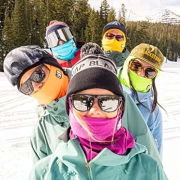 BLACKSTRAP Hood Balaclava Face Mask – Cold Weather Ski Mask for Men & Women, Headwear That's Breathable, Moisture-Wicking, and Helmet-Compatible (One Size, Rose)