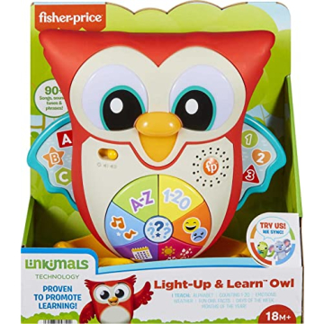 Fisher-Price Linkimals Light-Up & Learn Owl - Interactive Toy