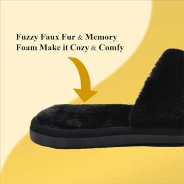 Cozy Crazy Lady Women's Fuzzy Fluffy Slippers