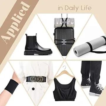 Dreamlover Black Elastic Spool Elastic Sewing Band for Wigs Waistband Underwear Pants Shoes Sheets Costumes Craft DIY Projects (2 Inch x 12 Yard)