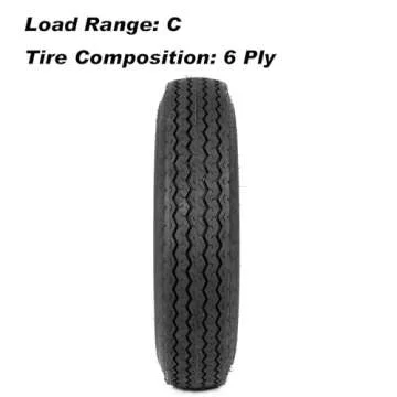 Durable YUANXING 6PR Trailer Tires on Rims 4.80-8