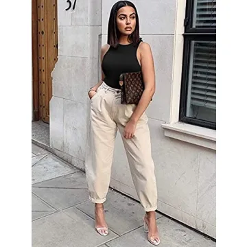 REORIA Butsmooth® Sexy Sleeveless Halter Neck Bodysuit