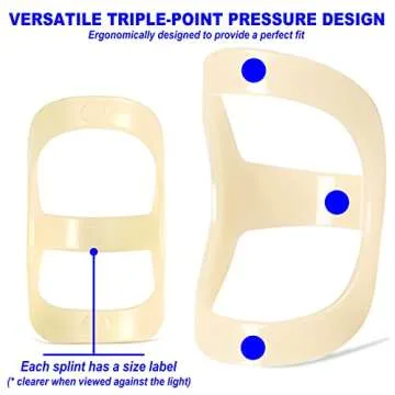 10Pcs Finger Splints & Sleeves Kit for Pain Relief