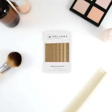 Heliums Extra Long Bobby Pins - 24 Pack in Dark Blonde