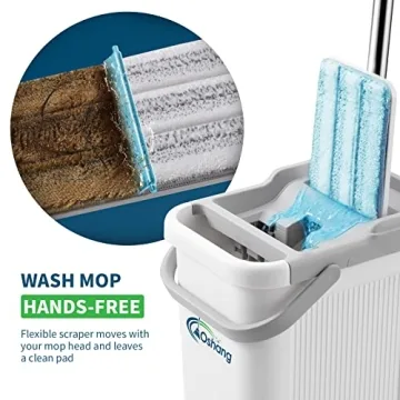 oshang Mop and Bucket Set for Effortless Floor Cleaning